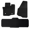 Fit 12-16 SuperDuty Extended/Crew Cab Heavy Duty Tray Style Black 3pcs Floor mat