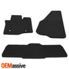 Fit 12-16 SuperDuty Extended/Crew Cab Heavy Duty Tray Style Black 3pcs Floor mat