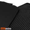 Fit 12-16 SuperDuty Extended/Crew Cab Heavy Duty Tray Style Black 3pcs Floor mat