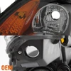 Fits 2007 2008 2009 Altima 4Dr Sedan Headlights Headlamps Lights Left + Right