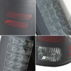 [19 UPGRADE LED]Fit 09-18 Ram DRL & Projector Hi/Lo Beam + Smoke Rear Lights