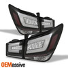 Fit 11-15 Chevy Cruze Black Projector Headlights + Black LED Strip Tail Lamp