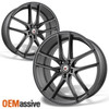 Fits 2pcs Lexus 20x10 5x114.3 offset +38 5 Spoke Concave Gun Matel Alloy Wheel
