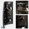 [LED Assembly]For 09-18 Dodge Ram Headlights Lens+ Black Tail Lights Lens