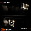 Fits 14-20 Tundra LED Blk Smoke Projector Headlights+Blk LED Bar Tail Brake Lamp