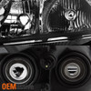 Fits 2007 2008 2009 Altima Sedan Left+Right Halogen Black Headlights Headlamps