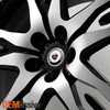 Fit 2pcs Land Rover 22x9.5 5x120 offset +45 Sport Style Silver Alloy Wheels