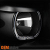 Fit 09-14 Ford F150 LED Halo Projector Black Headlight+LED Strip Tail+3rd Brake