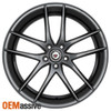 Fits 2 pcs Q50 G35 20x10 5x114.3 offset +38 5 Spoke Style Gun Matel Alloy Wheels
