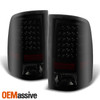 [LED]For 09-18 Dodge Ram Headlights Dual Projector Lens+ Black Smoke TailLights