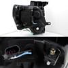 Fit 09-14 Ford F150 LED Halo Projector Black Headlight+Smoked LED Tail+3rd Brake