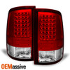 [LED]For 09-18 Dodge Ram Headlights Dual Projector Lens+ Clear Red Tail Lights