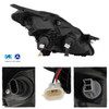 For 07-09 Nissan Altima Sedan LED Projector Black Smoke Headlights + Tail Lamps