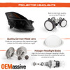 For 07-09 Nissan Altima Sedan LED Projector Black Smoke Headlights + Tail Lamps