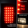 [LED]For 09-18 Dodge Ram Headlights Dual Projector Lens+ Rear Smoke Tail Lights