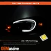 Fits [Black] 2006-2013 Impala Projector Headlights + LED Red Smoked Tail Lights