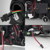 Fits [Black] 2006-2013 Impala Projector Headlights + LED Red Smoked Tail Lights