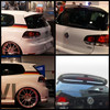 Fits 09-12 Vw Golf 6 Mk6 Vi Rear Trunk Spoiler Wing Original Style Paintable
