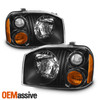 FITS 01-04 Nissan Frontier OE Style Black Headlights + Smoked Lens Taillights