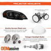 For Black Smoke 06-13 Chevy Impala Projector Headlight + LED Smoke Tail Light