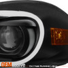 For Black Smoke 06-13 Chevy Impala Projector Headlight + LED Smoke Tail Light