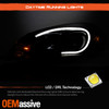 For Black Smoke 06-13 Chevy Impala Projector Headlight + LED Smoke Tail Light