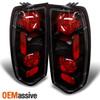 FITS 01-04 Nissan Frontier OE Style Headlights + Taillights - Black Housing Set