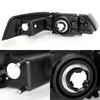 Fits 99-04 Mustang Amber Chrome Clear Factory Style Headlights Headlamps Pair