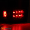 Fit 2004-2008 Ford F150 F-150 Black Smoked Headlights + LED Tail Lights