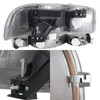 Fit 1999-02 GMC Sierra 99-06 Yukon XL Chrome Headlights+Bumper Lamps+Fog Lights