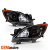 Fit 2010-2013 Mazda 3 Mazda3 Halogen BLK Headlights Light 10 11 12 13 Left+Right