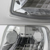 Fits 1993-1997 Ford Ranger Chrome Replacement Headlights + Corner Signal Lights