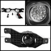 Fits 99-04 F250 F350 Superduty Smoked Headlights w/Bumper Signal + LED Fog Light