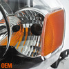 For 2005-2007 Ford Escape Halogen Headlights Left Driver+Right Passenger Pair