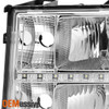 Fit [GMT900 Upgrade Kit] 2007-2013 GMC Sierra Pickup Chrome LED DRL Headlights