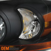 Fit 2006 2007 2008 Dodge Ram 1500 2500 3500 Black Headlights Lamps Replacement