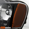 Fits 99-04 Grand Cherokee Black Headlights + Full Hyper White LED Fog Lights