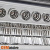 Fit 1999-04 F250 F350 F450 Super Duty Headlights & LED Bumpers+Red Tail Lights