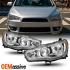 Fit 2008-2017 Mitsubishi Lancer 08-2015 Evolution EVO X Halogen Headlights Lamps