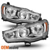 Fit 2008-2017 Mitsubishi Lancer 08-2015 Evolution EVO X Halogen Headlights Lamps