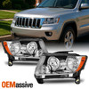 Fits 2011-2013 Jeep Grand Cherokee/ 2011-2017 Compass Headlights Pair Left+Right