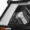 For 2008-2010 Honda Accord 2Door Coupe Black Halogen Healight Driver Left Side
