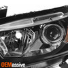 For 2008-2010 Honda Accord 2Door Coupe Black Halogen Healight Driver Left Side