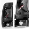 For 1999-2004 F250/350/450/550 SuperDuty Smoked Headlights + Smoke LED Tail Lamp