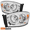 Fit 2006-2008 Ram 1500 06-09 2500 3500 Pickup Headlights 06 07 08 Left+RIght