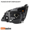 Fits 2007-2011 Honda CR-V Black Headlights Complete Replacement 07 08 09 10 11