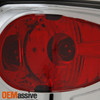 Fits 99-04 Grand Cherokee Chrome Headlights Replacement + Clear Tail Lights Lamp