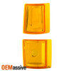 Fit 1994-99 GMC C/K Pickup Suburban Sierra Clear Headlights+Bumper+Corner Lights