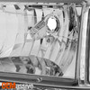 Fits 92-96 Bronco F150 F250 F350 Clear Headlights + Corner + Bumper Signal Lamps