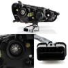 Fit 2008-2017 Lancer 08-2015 Evolution EVO X Black Smoked Headlights Replacement